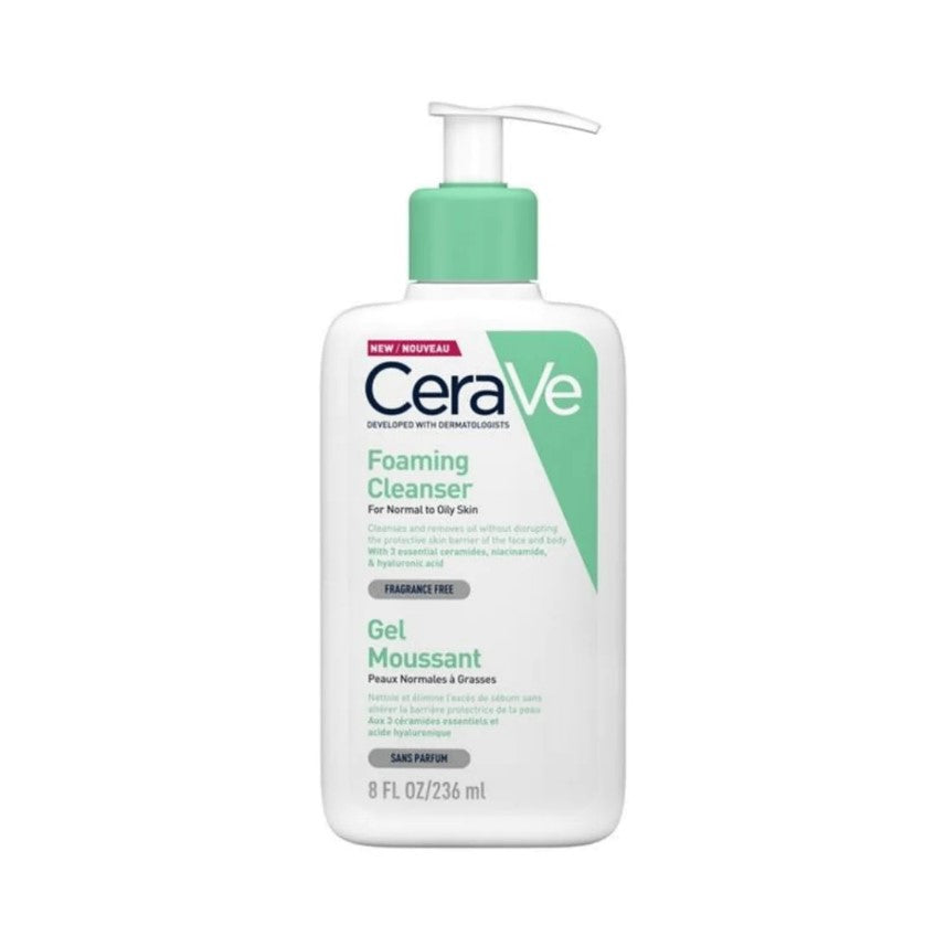 CERAVE Foaming Cleanser - Kasvojen puhdistusaine 236ml- terveenihonkeskus.fi