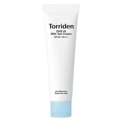 Torriden DIVE-IN Mild Sun Cream - SPF-aurinkovoide kasvoille- terveenihonkeskus.fi