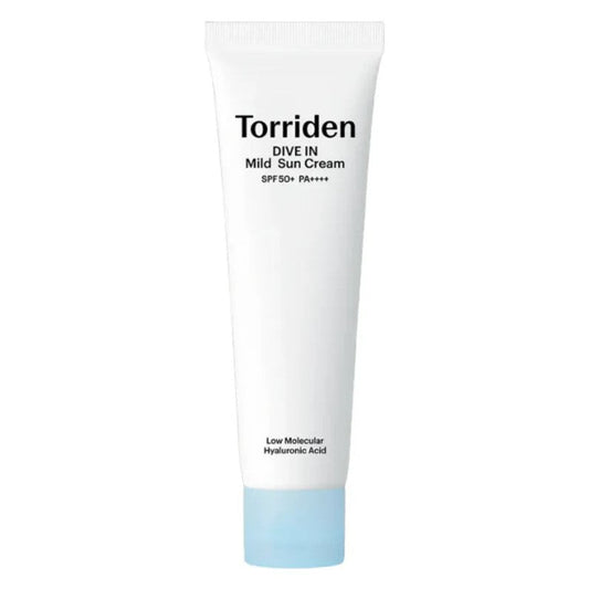 Torriden DIVE-IN Mild Sun Cream - SPF-aurinkovoide kasvoille- terveenihonkeskus.fi