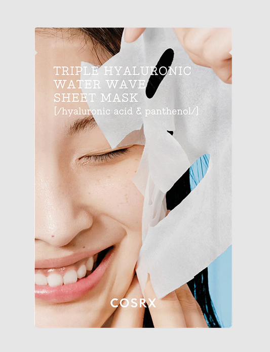 Cosrx Hydrium Triple Hyaluronic Water Wave Sheet Mask Kasvonaamio hyaluronihapolla