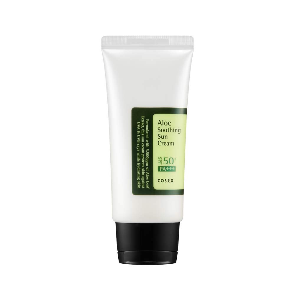 COSRX Aloe soothing sun cream (SPF 50) - Aurinkovoide- terveenihonkeskus.fi