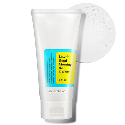 COSRX Low pH Good Morning Gel Cleanser - Hellä puhdistusaine kasvoille- terveenihonkeskus.fi