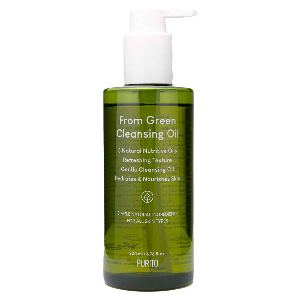 PURITO From Green Cleansing Oil - Hydrofiilinen puhdistusöljy- terveenihonkeskus.fi